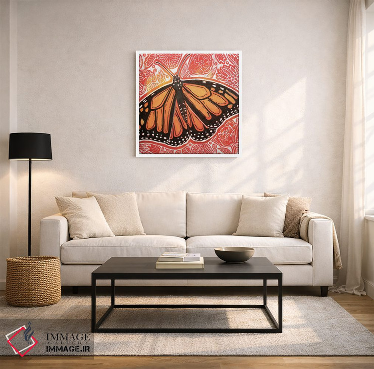 تابلو دکوراتیو بازدیدکننده سلطنتی اثر لینت شلی - D2W