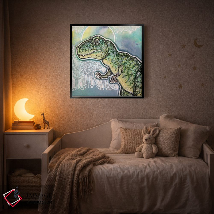 تابلو دکوراتیو تی رکس اثر لینت شلی - D4B