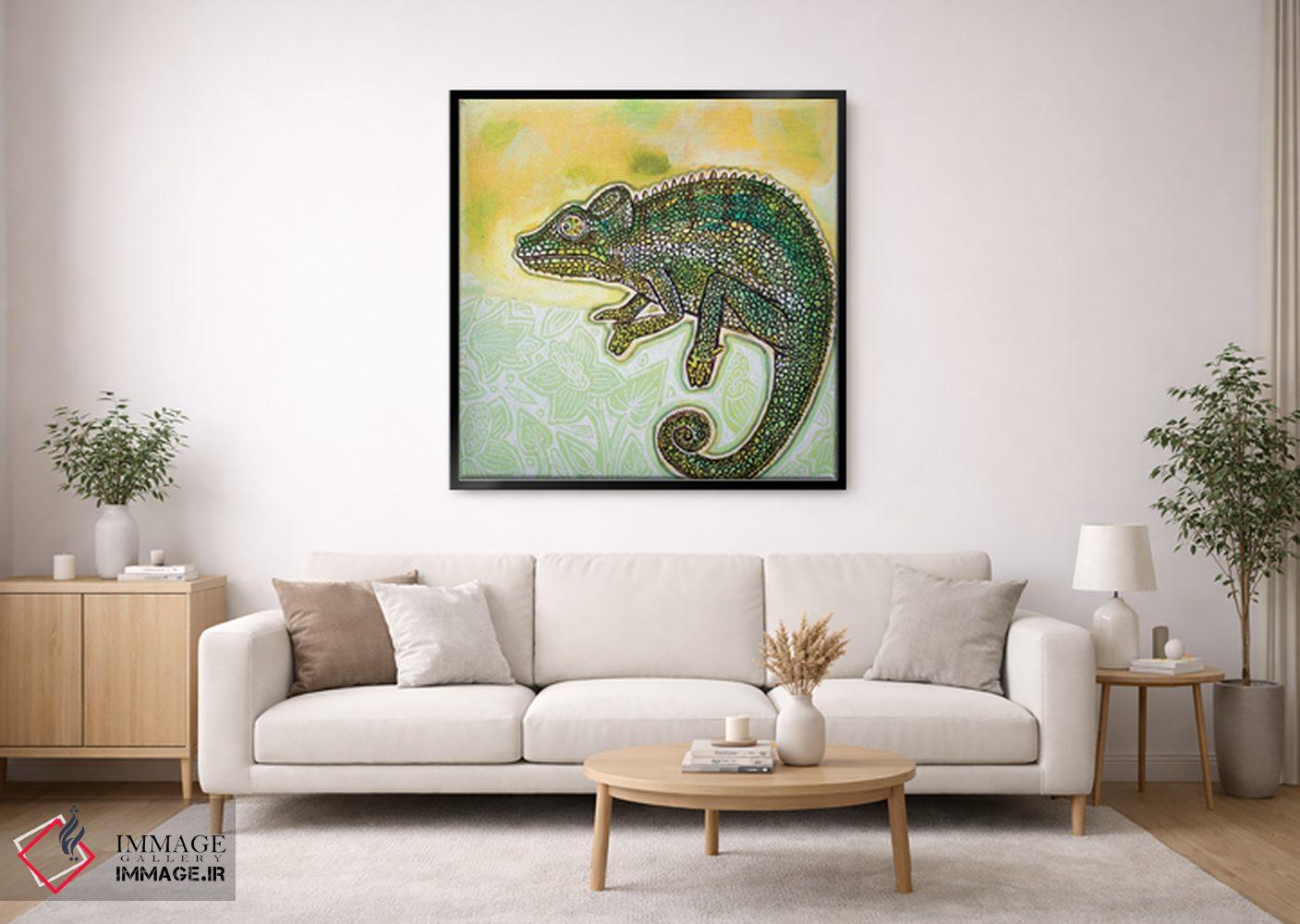 تابلو دکوراتیو آفتاب پرستم را رنگ کن اثر لینت شلی - D2B