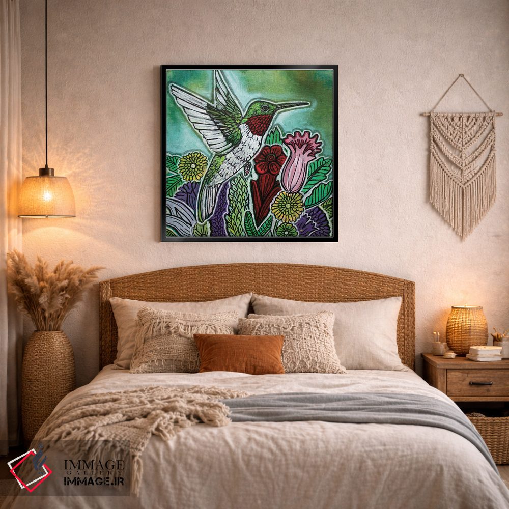 تابلو دکوراتیو یاقوت باغ اثر لینت شلی - D3B