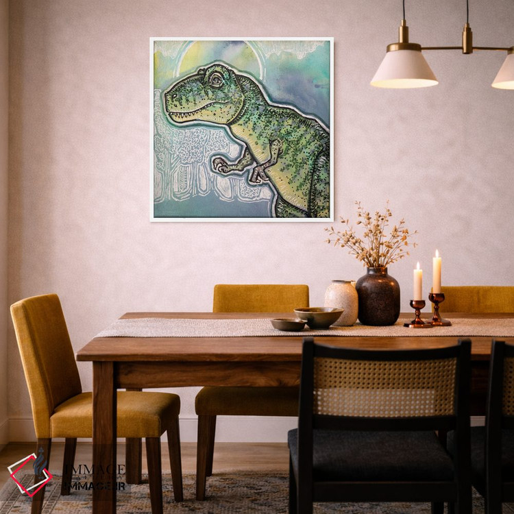 تابلو دکوراتیو تی رکس اثر لینت شلی - D5W