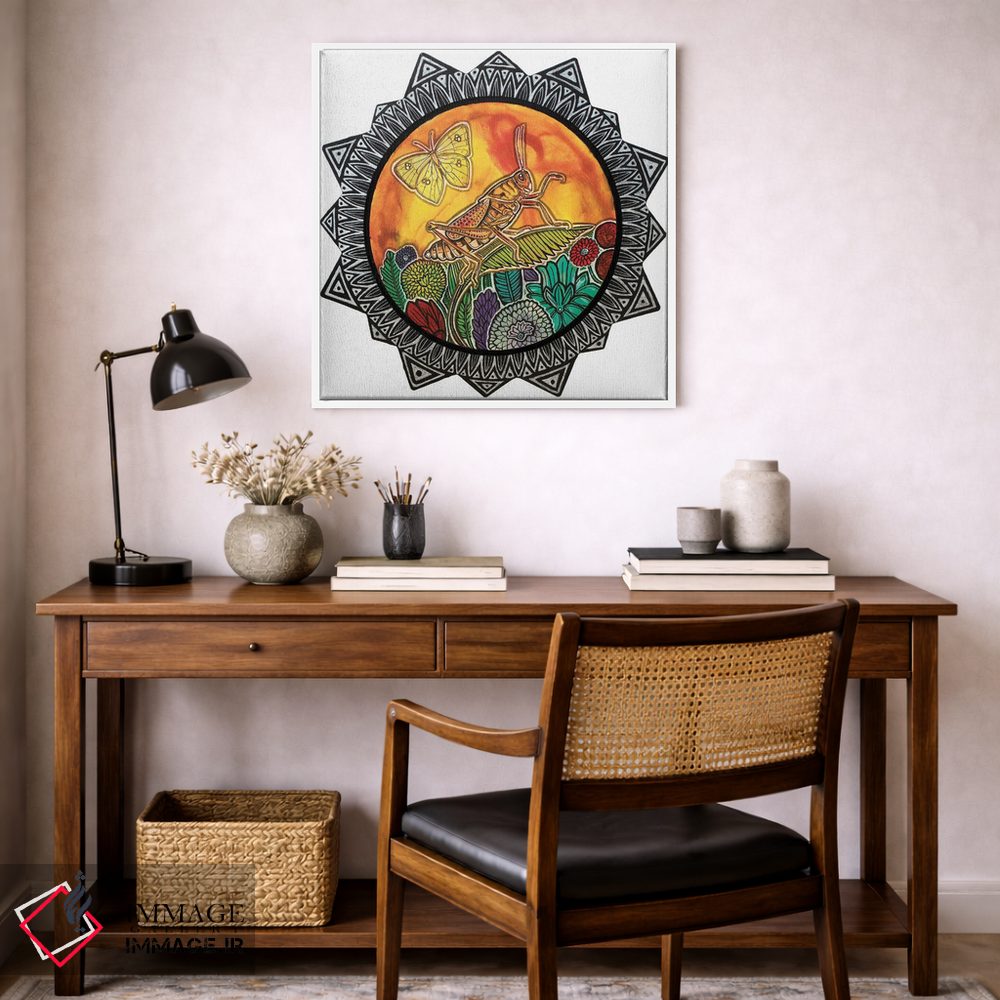 تابلو دکوراتیو آواز ملخ اثر لینت شلی - D5W