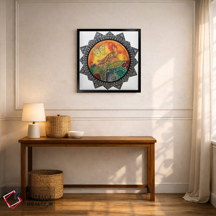 تابلو دکوراتیو آواز ملخ اثر لینت شلی - D6B