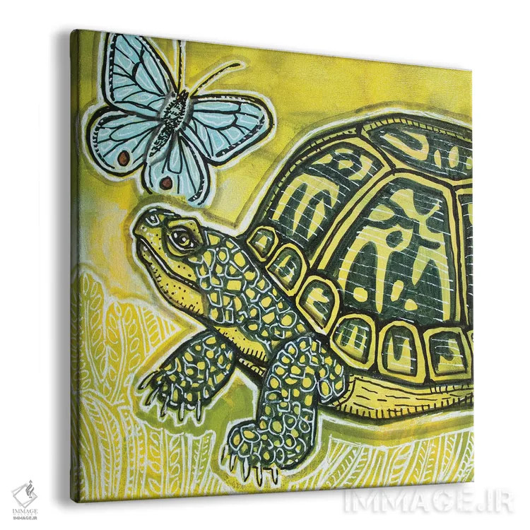 تابلو دکوراتیو همه چیز رو به بهبود است اثر لینت شلی - نمای پرسپکتیو محصول