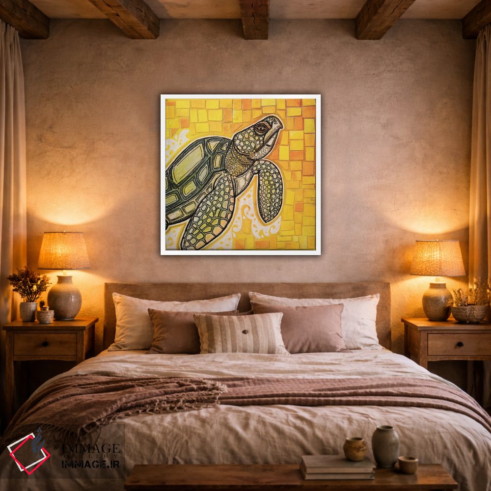 تابلو دکوراتیو شناور در آفتاب اثر لینت شلی - D3W