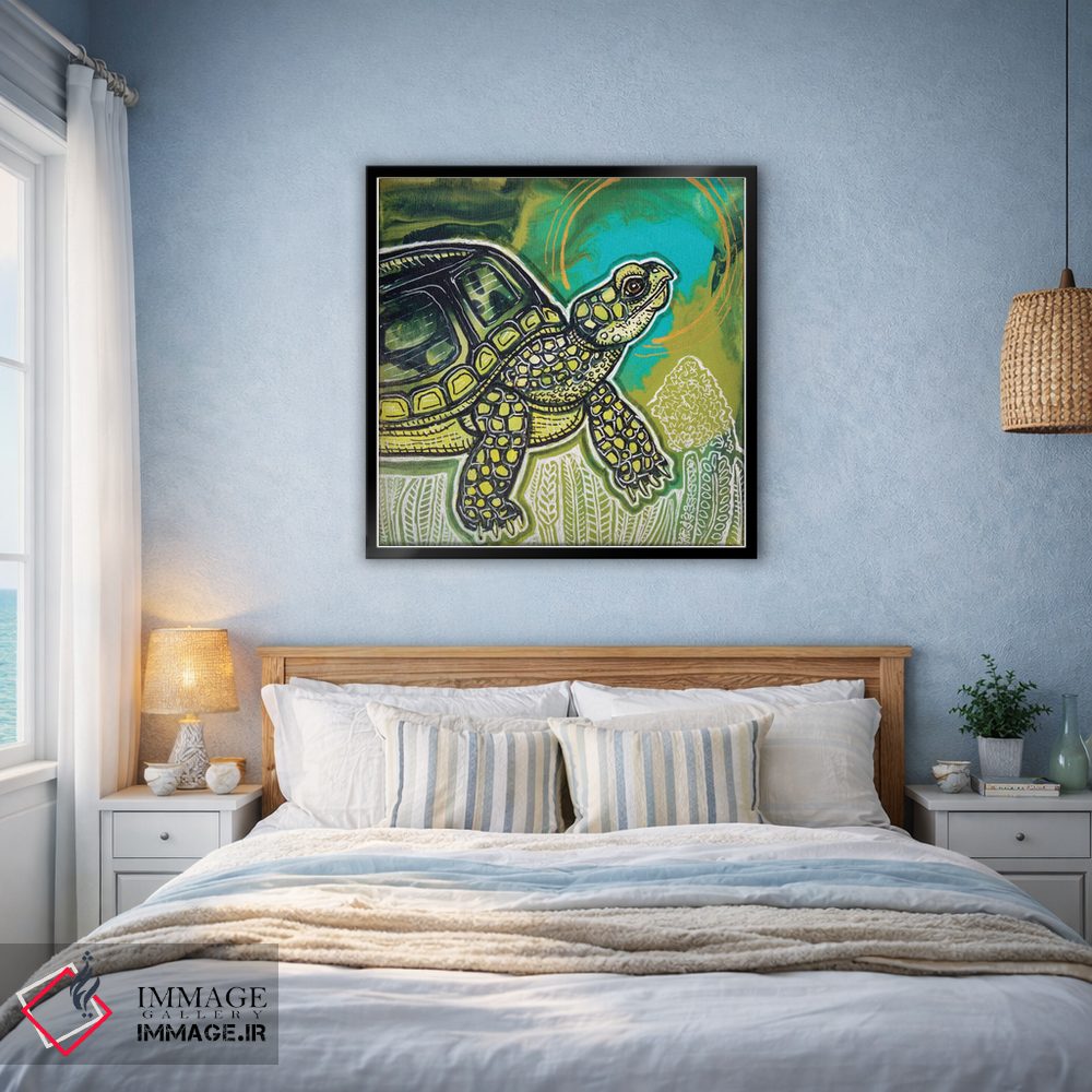 تابلو دکوراتیو زمان لاک پشت اثر لینت شلی - D4B