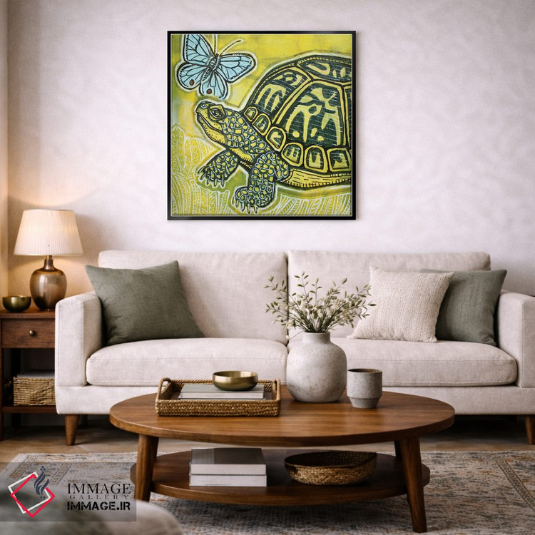 تابلو دکوراتیو همه چیز رو به بهبود است اثر لینت شلی - D4B