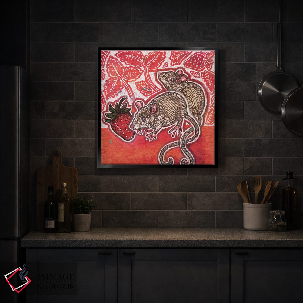 تابلو دکوراتیو توت شیرین اثر لینت شلی - D4B