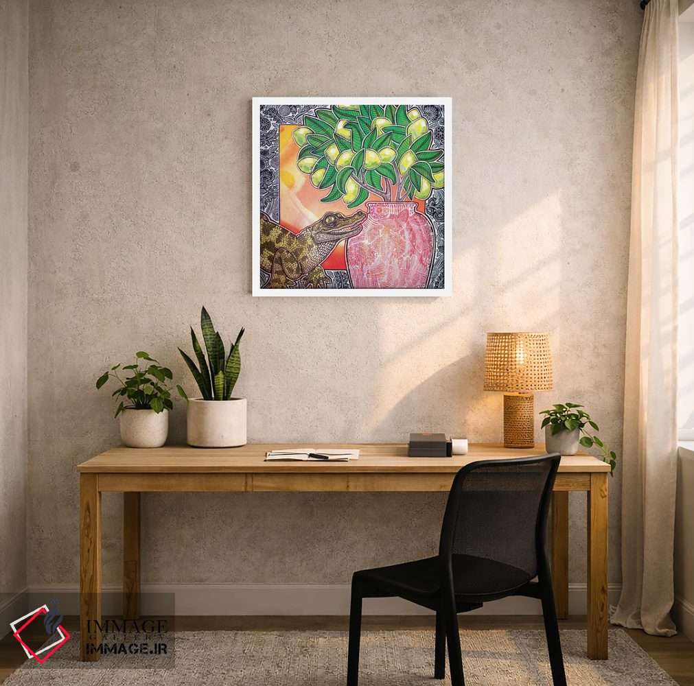 تابلو دکوراتیو لیمو ترش کلیدی اثر لینت شلی - D5W