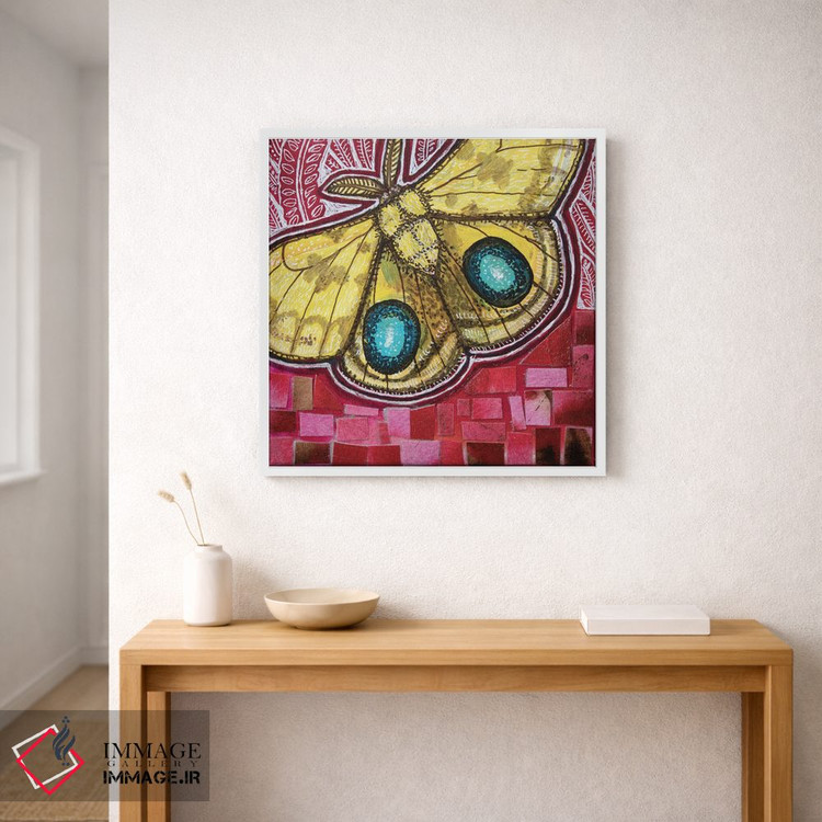 تابلو دکوراتیو شب پره آی او اثر لینت شلی - D1W