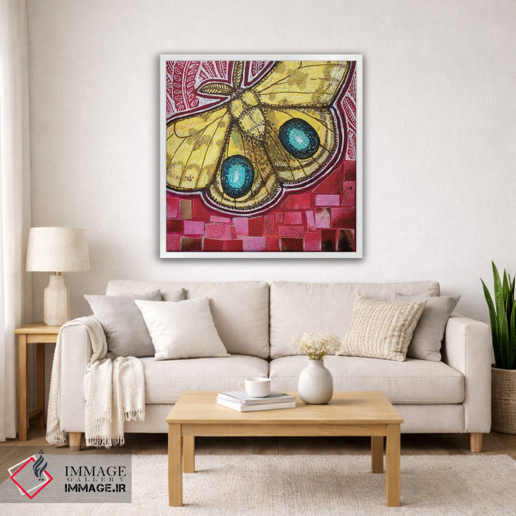 تابلو دکوراتیو شب پره آی او اثر لینت شلی - D2W