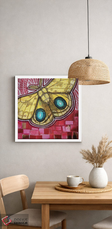 تابلو دکوراتیو شب پره آی او اثر لینت شلی - D3W