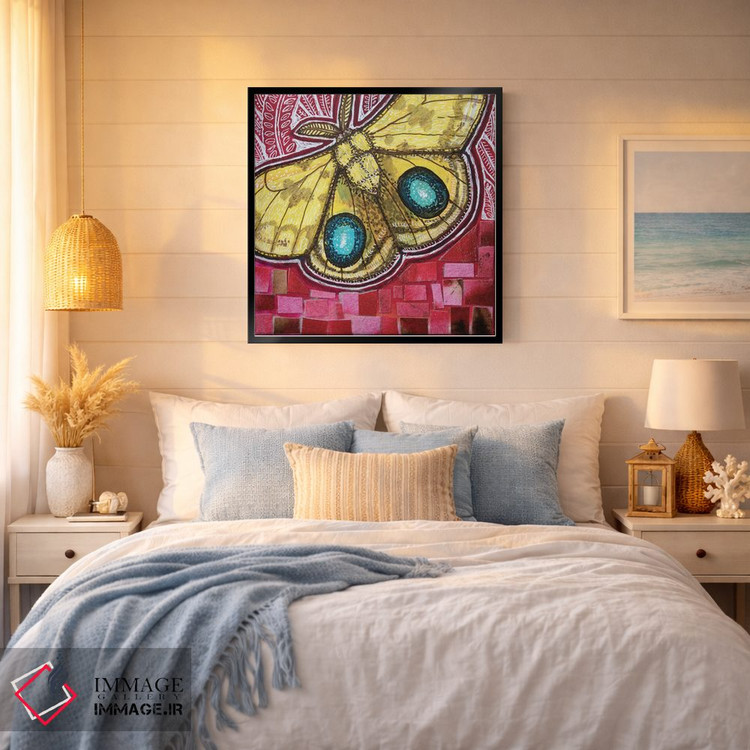 تابلو دکوراتیو شب پره آی او اثر لینت شلی - D4B