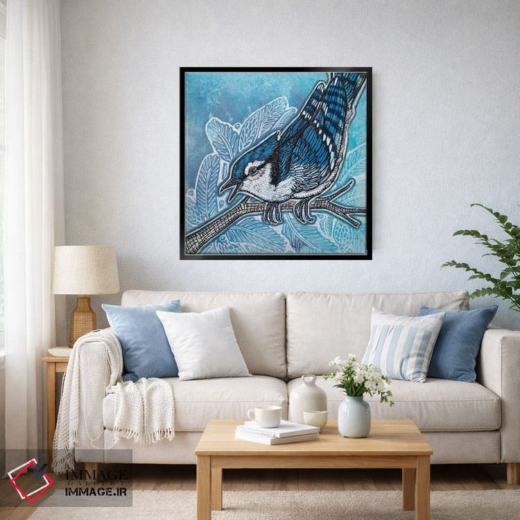 تابلو دکوراتیو زاغ سرزنش گر اثر لینت شلی - D5B