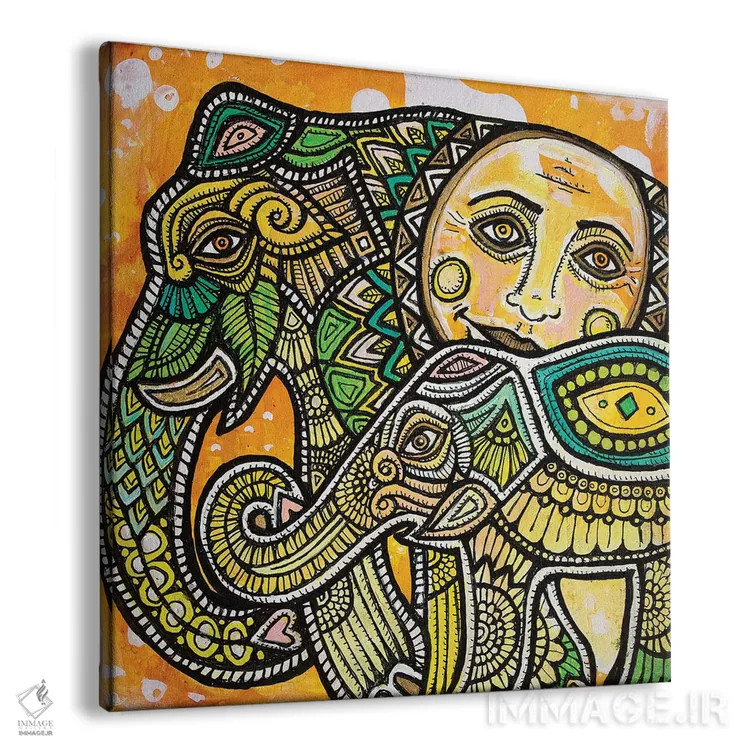 تابلو دکوراتیو روزهای آفتابی پیش رو اثر لینت شلی - نمای پرسپکتیو محصول