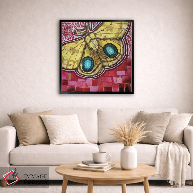 تابلو دکوراتیو شب پره آی او اثر لینت شلی - D5B