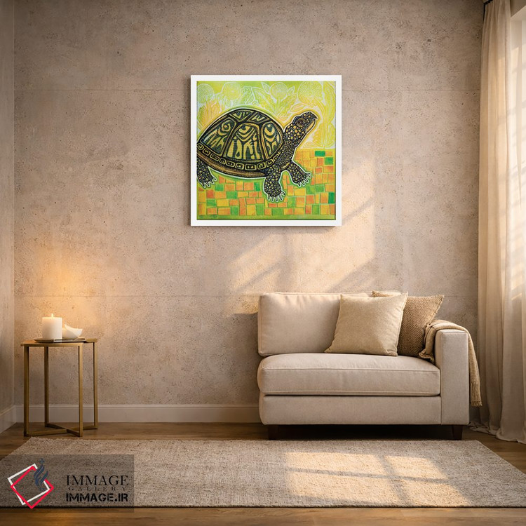 تابلو دکوراتیو سرت را بالا نگه دار اثر لینت شلی - D1W