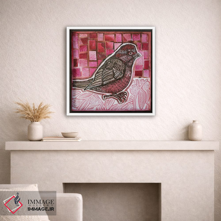 تابلو دکوراتیو سهره صورتی آسمان اثر لینت شلی - D1W