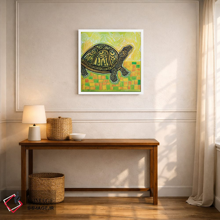 تابلو دکوراتیو سرت را بالا نگه دار اثر لینت شلی - D5W