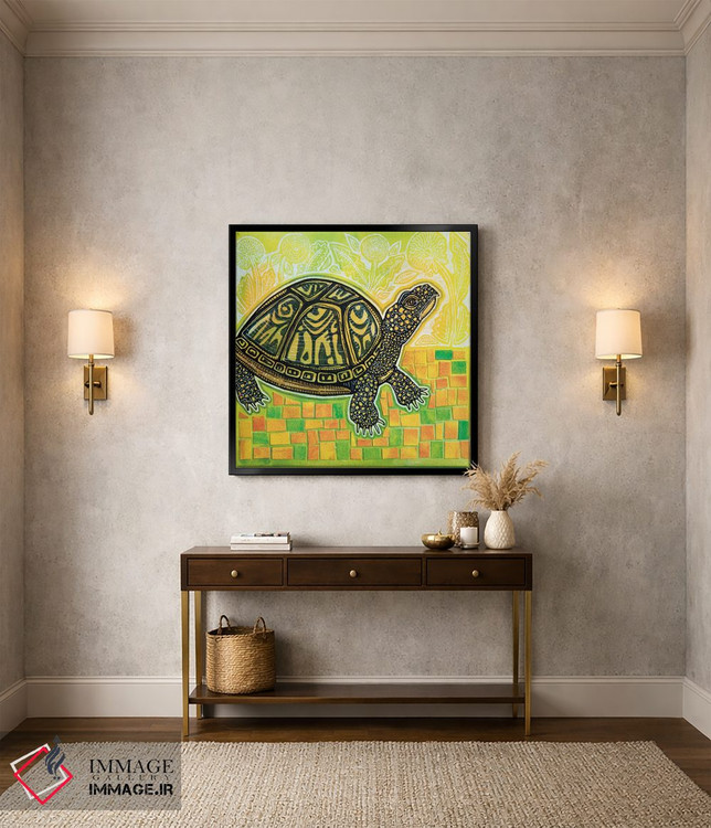 تابلو دکوراتیو سرت را بالا نگه دار اثر لینت شلی - D4B