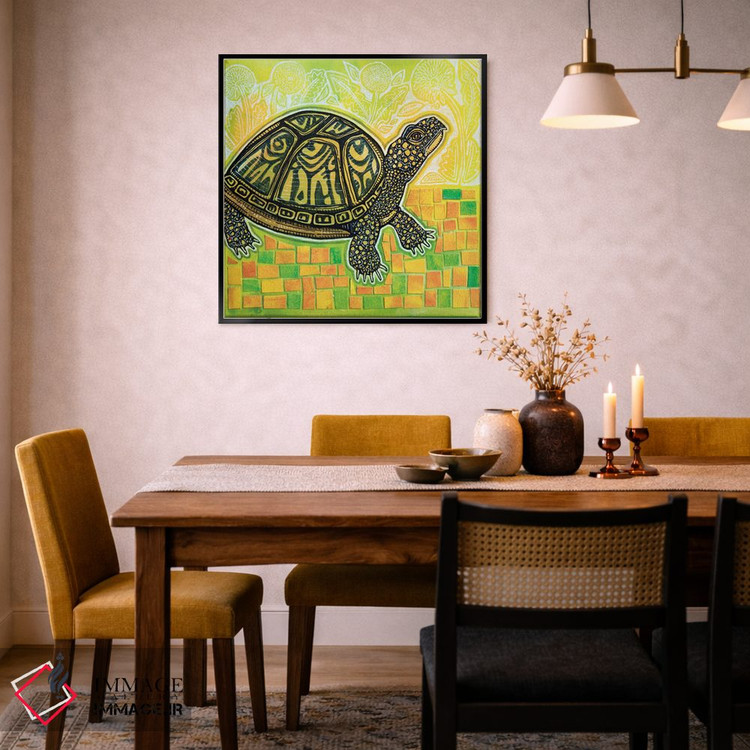 تابلو دکوراتیو سرت را بالا نگه دار اثر لینت شلی - D6B