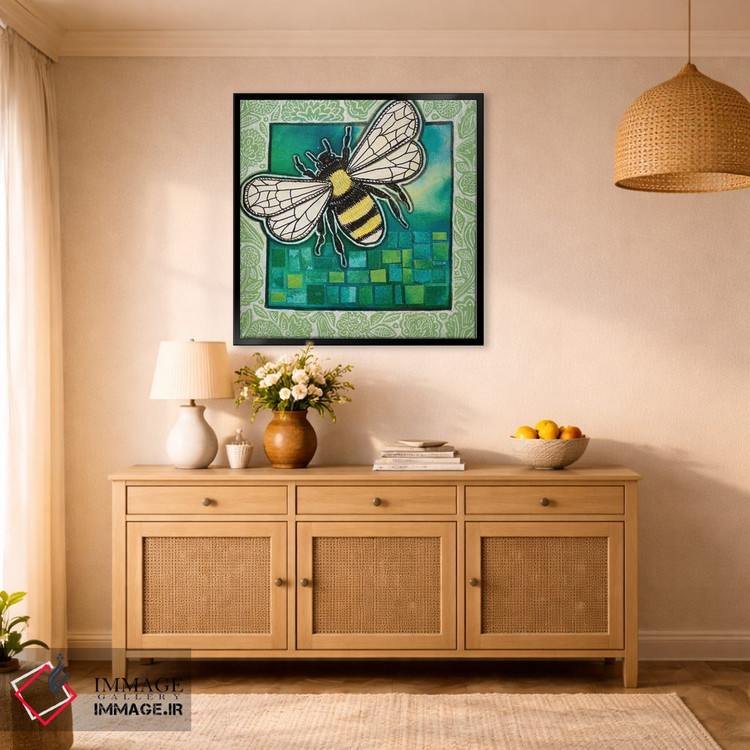 تابلو دکوراتیو زنبور آزاد اثر لینت شلی - D1B