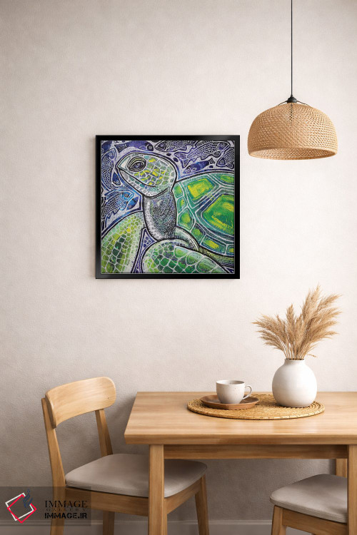 تابلو دکوراتیو مسافر اقیانوس اثر لینت شلی - D2B