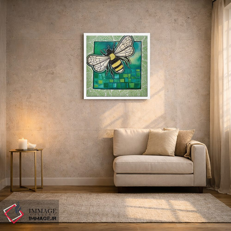 تابلو دکوراتیو زنبور آزاد اثر لینت شلی - D2W
