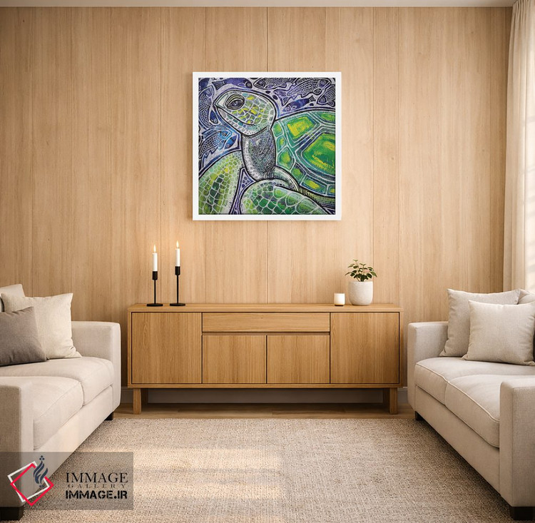 تابلو دکوراتیو مسافر اقیانوس اثر لینت شلی - D3W