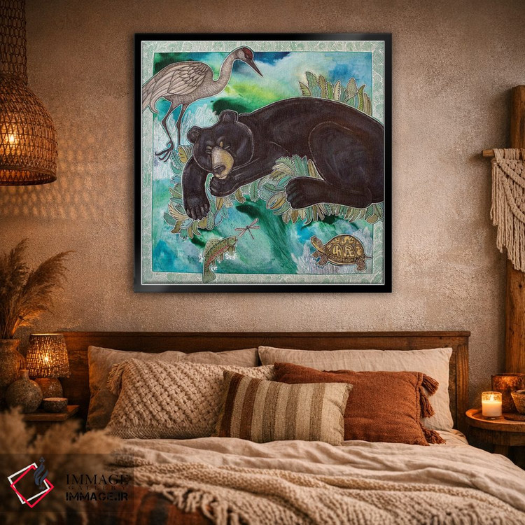 تابلو دکوراتیو خواب های شیرین اثر لینت شلی - D2B