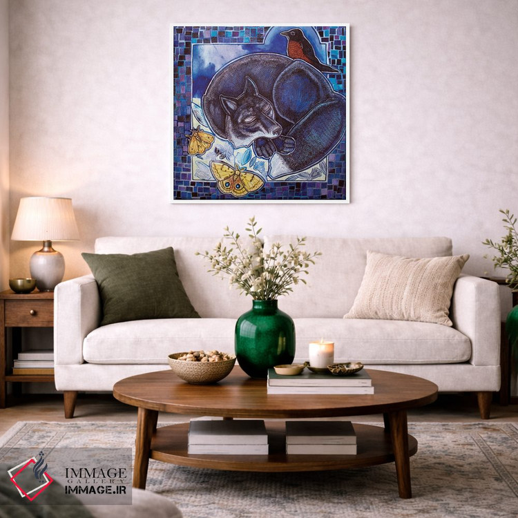 تابلو دکوراتیو روباه رویاپرداز اثر لینت شلی - D1W