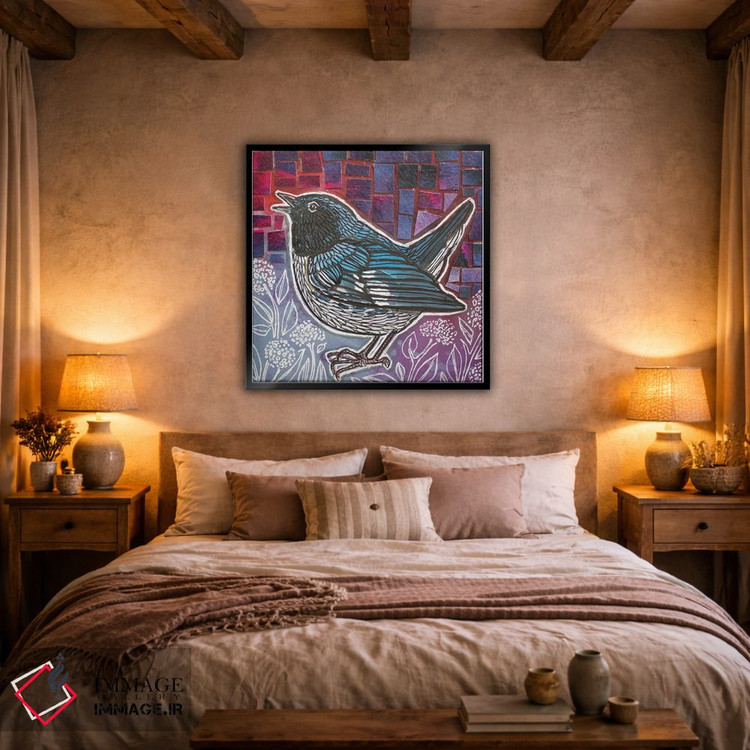 تابلو دکوراتیو رو به خورشید اثر لینت شلی - D4B