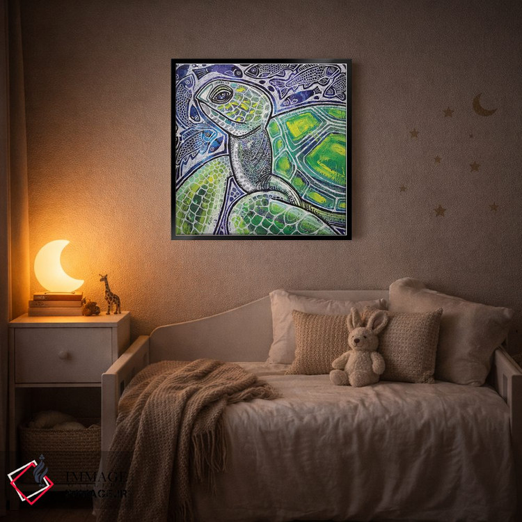 تابلو دکوراتیو مسافر اقیانوس اثر لینت شلی - D5B