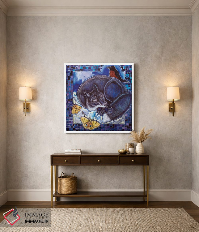 تابلو دکوراتیو روباه رویاپرداز اثر لینت شلی - D2W