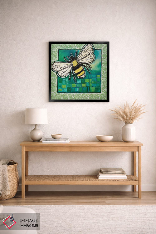 تابلو دکوراتیو زنبور آزاد اثر لینت شلی - D4B