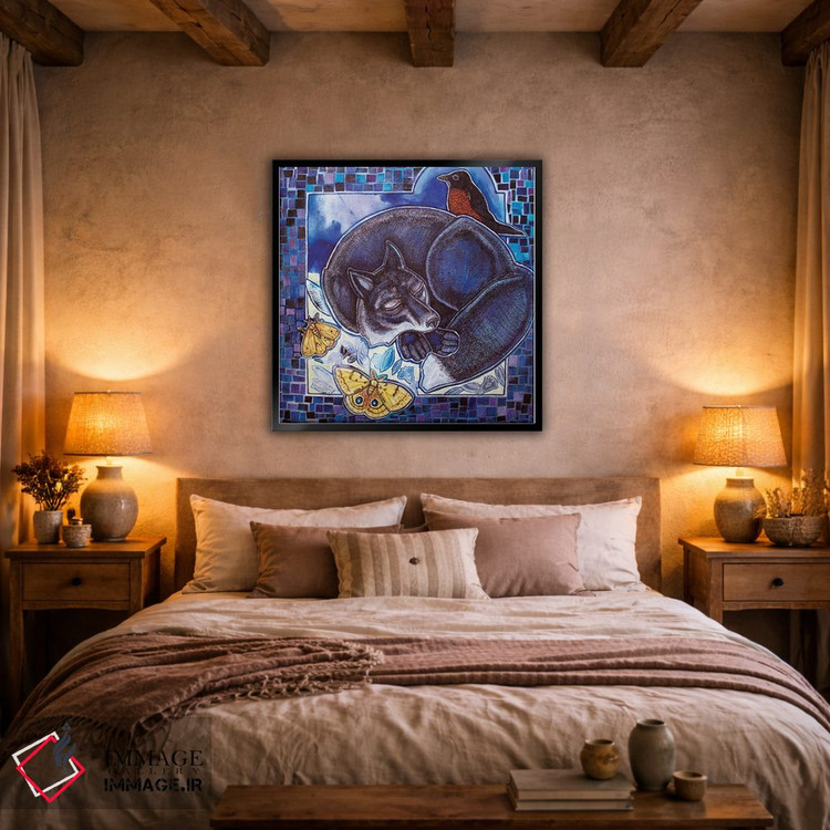 تابلو دکوراتیو روباه رویاپرداز اثر لینت شلی - D4B