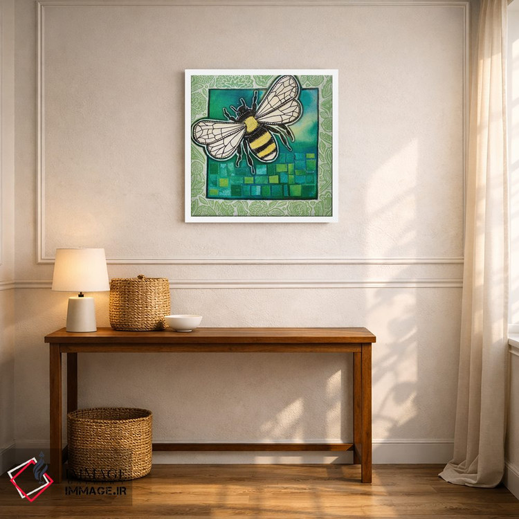 تابلو دکوراتیو زنبور آزاد اثر لینت شلی - D6W
