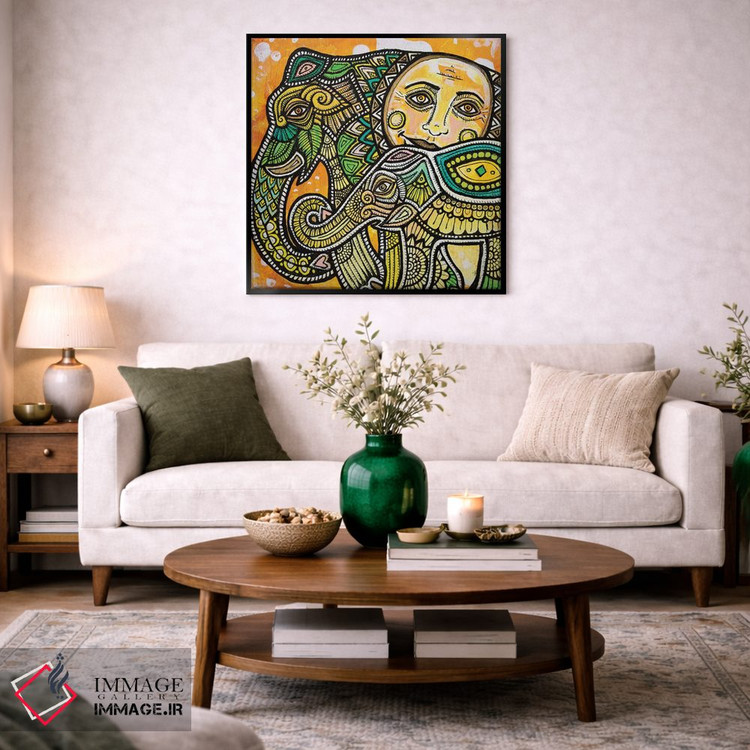 تابلو دکوراتیو روزهای آفتابی پیش رو اثر لینت شلی - D4B