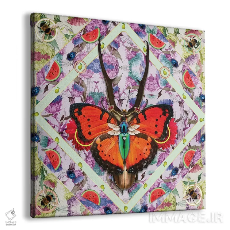 تابلو دکوراتیو پادشاه حشرات II اثر لاستاناو - نمای پرسپکتیو محصول