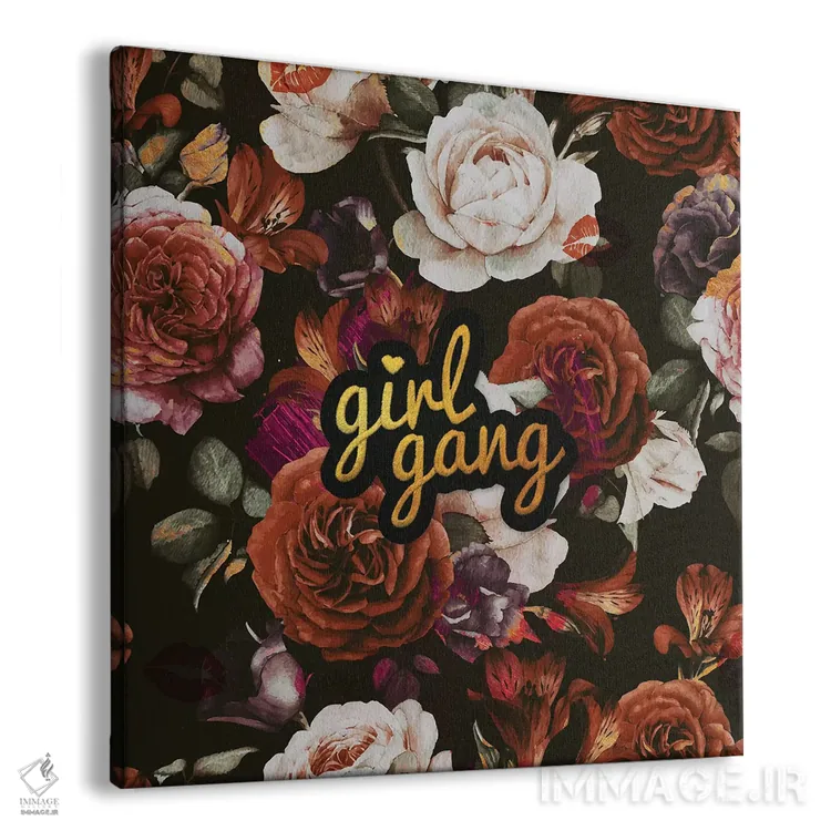 تابلو دکوراتیو دختران گروهی اثر لاستاناو - نمای پرسپکتیو محصول