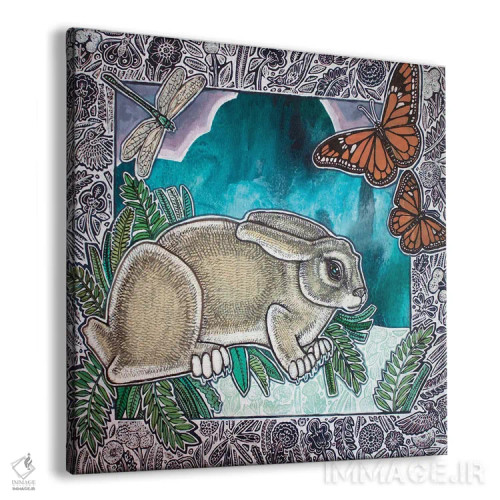 تابلو دکوراتیو خبرچین یک اثر لینت شلی - نمای پرسپکتیو محصول