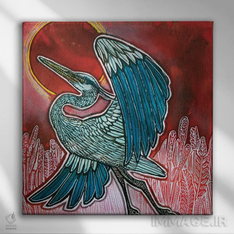 تابلو دکوراتیو قیام اثر لینت شلی - نمای روبهرو روی دیوار