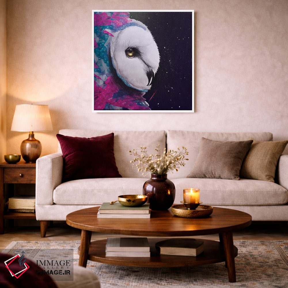 تابلو دکوراتیو جغد اثر لاستاناو - D2W