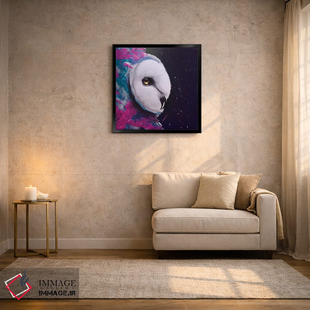 تابلو دکوراتیو جغد اثر لاستاناو - D4B