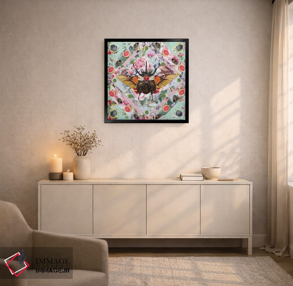 تابلو دکوراتیو پادشاه حشرات III اثر لاستاناو - D2B