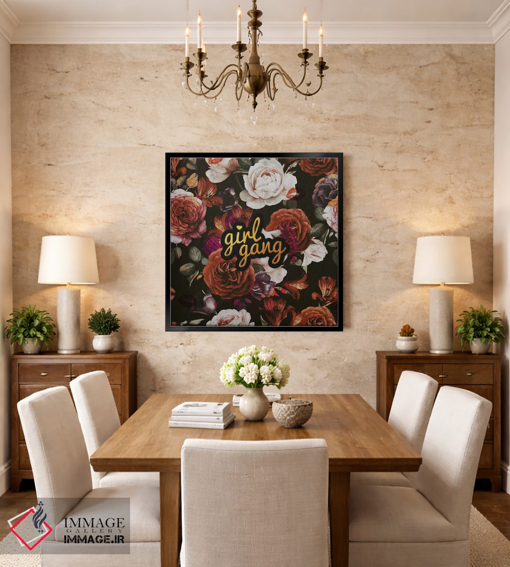 تابلو دکوراتیو دختران گروهی اثر لاستاناو - D3B