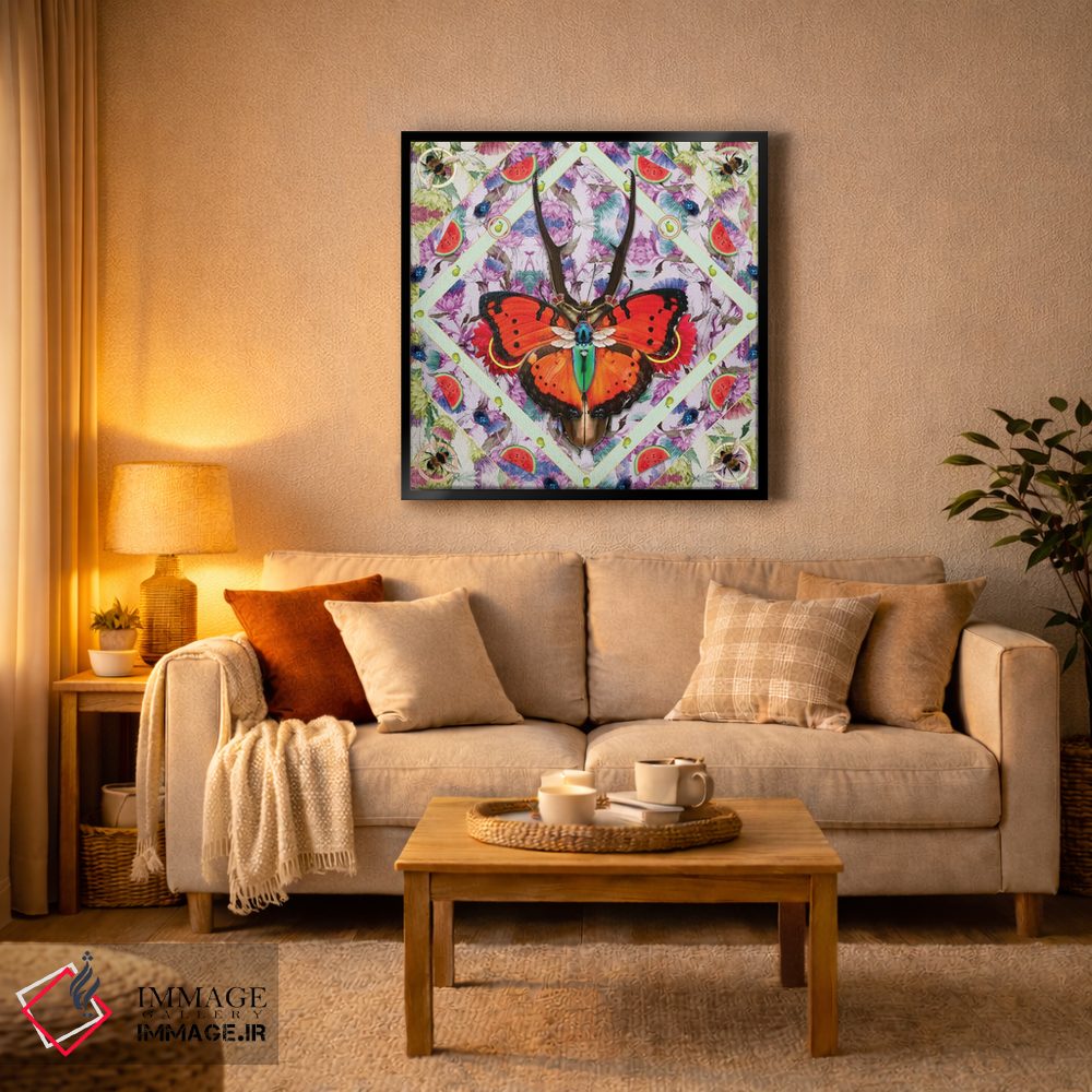 تابلو دکوراتیو پادشاه حشرات II اثر لاستاناو - D2B
