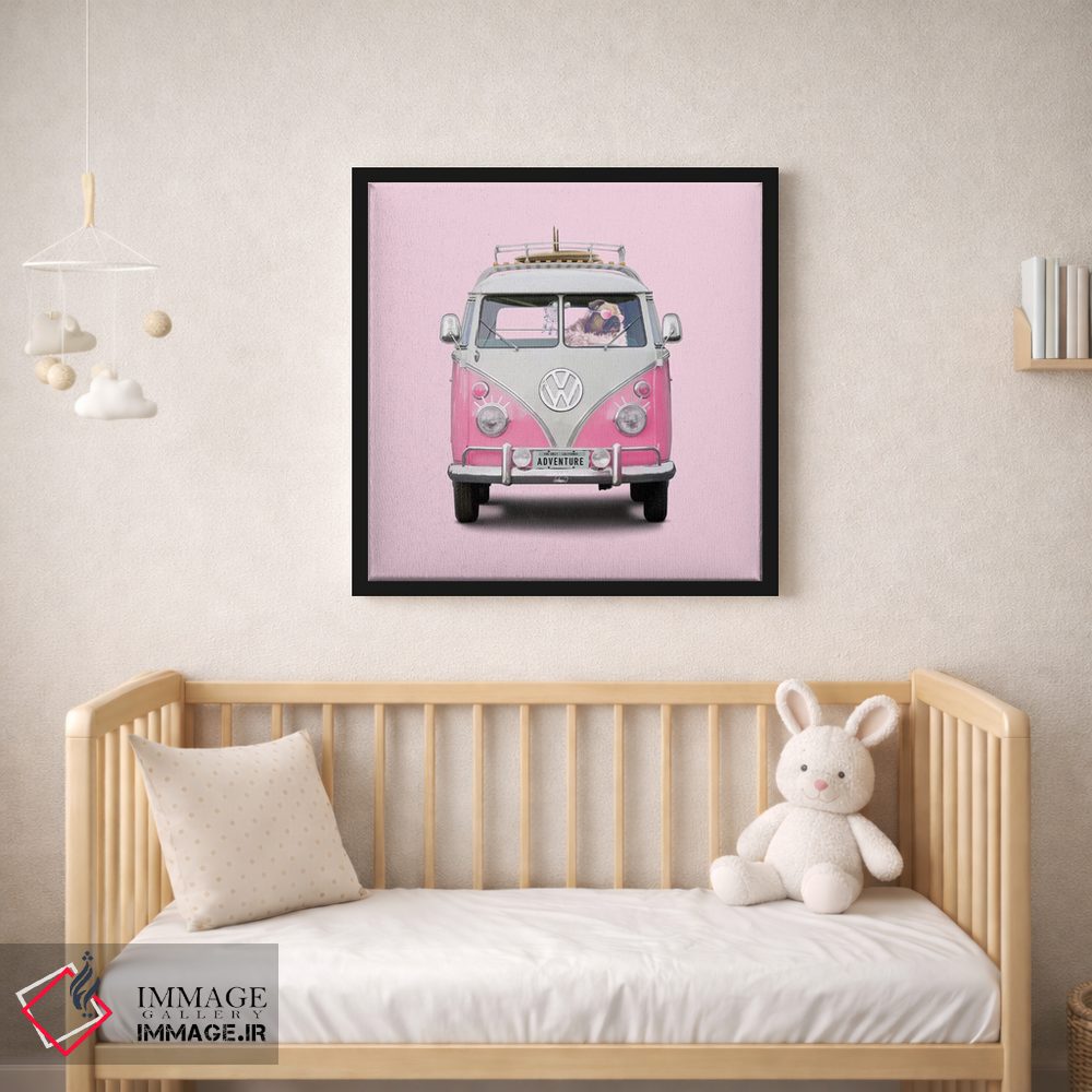 تابلو دکوراتیو ماجراجویی دخترانه پاگ اثر لاستاناو - D2B