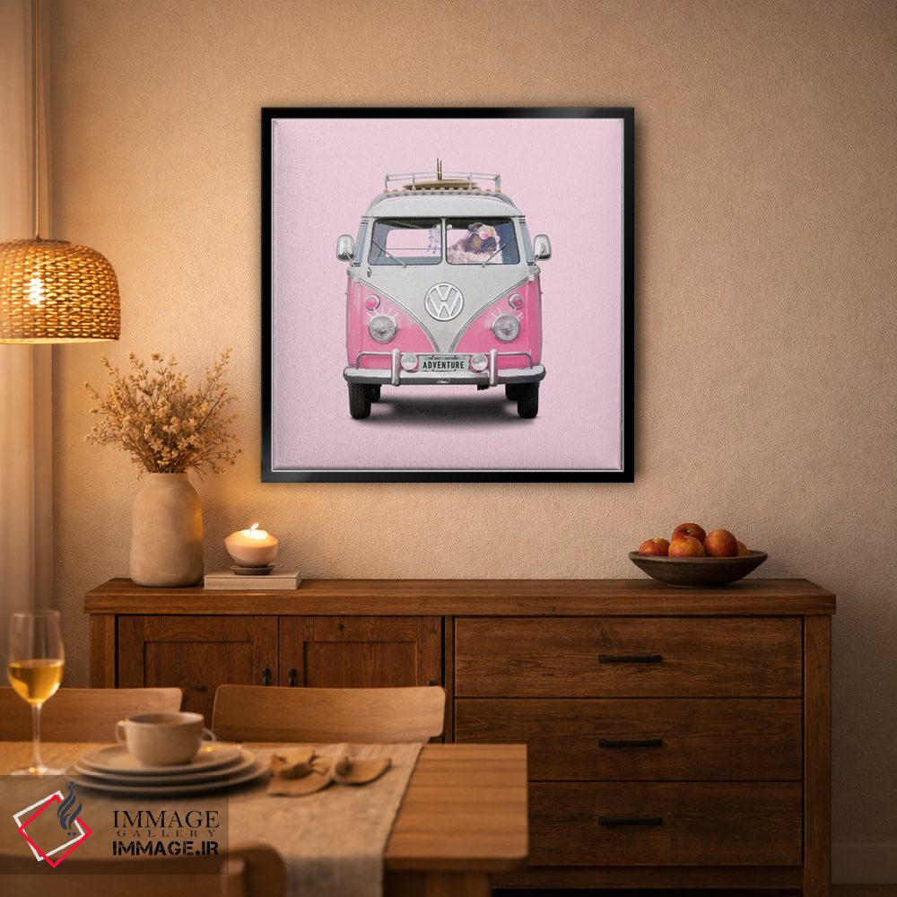 تابلو دکوراتیو ماجراجویی دخترانه پاگ اثر لاستاناو - D5B