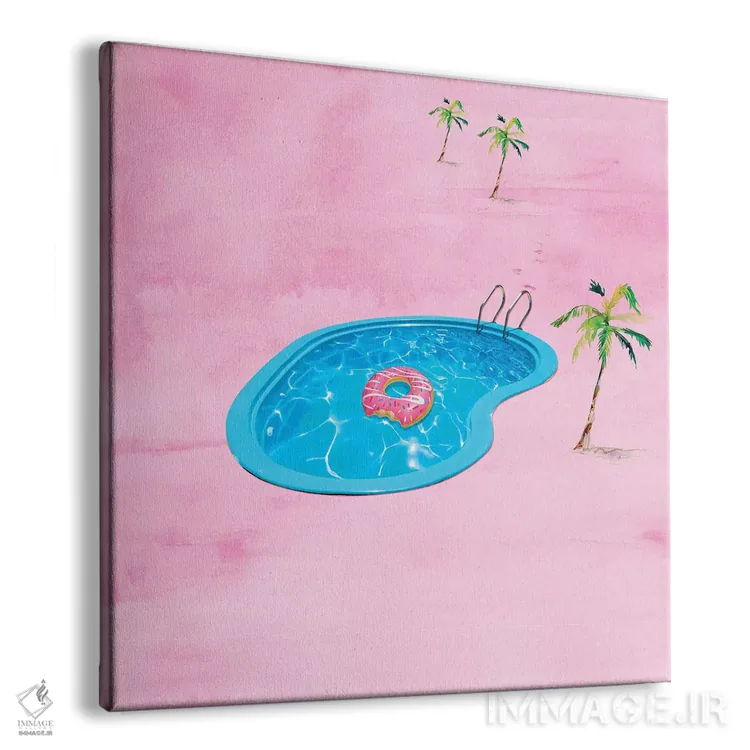 تابلو دکوراتیو تابستان شیرین اثر لاستاناو - نمای پرسپکتیو محصول